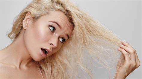 Is it normal for hair to feel dry after bleaching?