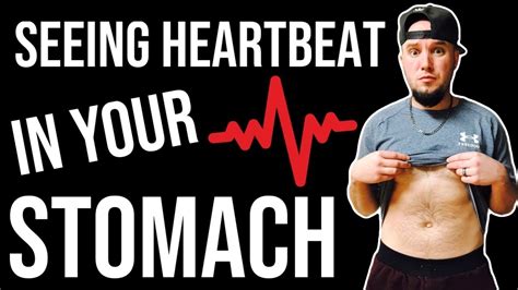 Is it normal to feel your heartbeat in your stomach?
