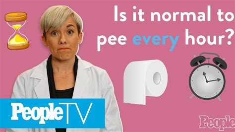 Is it normal to pee once an hour?