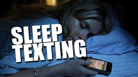 Is it normal to sleep text?