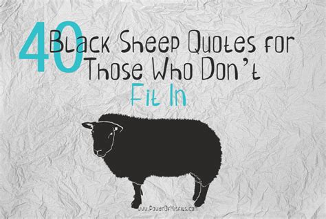 Is it ok to be the black sheep?