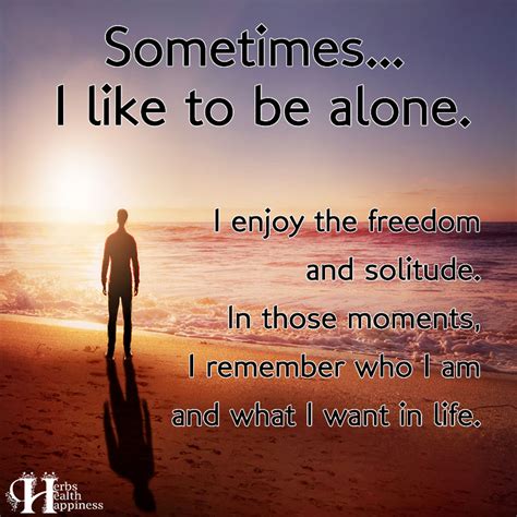 Is it ok to like being alone?