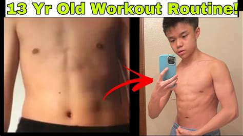 Is it okay for a 13 year old to workout?