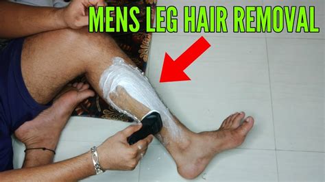 Is it okay for men to remove leg hair?