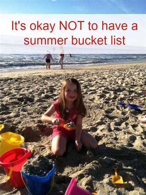 Is it okay not to have a bucket list?