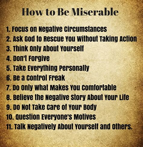 Is it okay to be miserable?