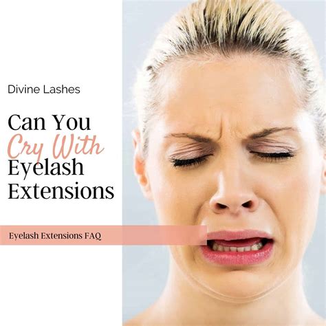 Is it okay to cry with eyelash extension?