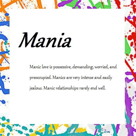 Is it okay to enjoy mania?