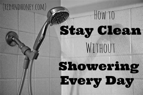 Is it okay to go a day without showering?