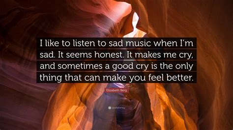 Is it okay to listen to sad music and cry?