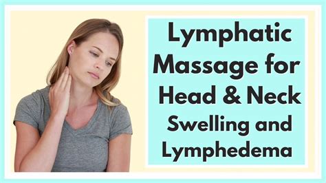 Is it okay to massage your lymph nodes in neck?
