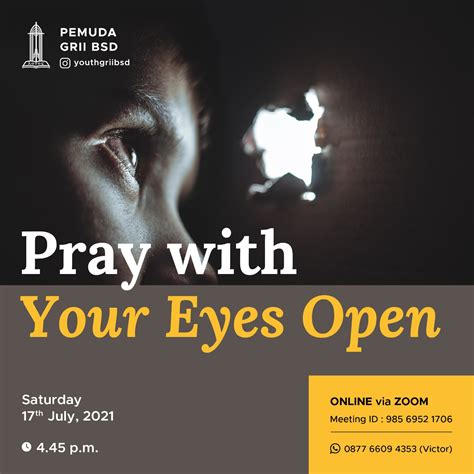 Is it okay to pray with your eyes open?