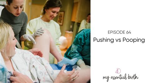 Is it okay to push poop out after birth?