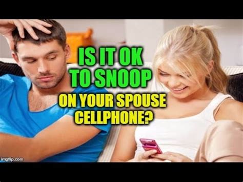 Is it okay to snoop on your boyfriend?