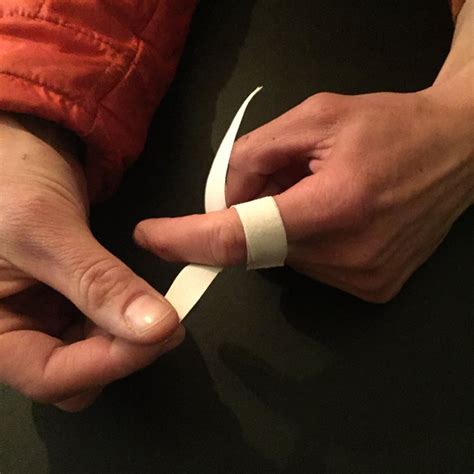 Is it okay to tape your fingers?