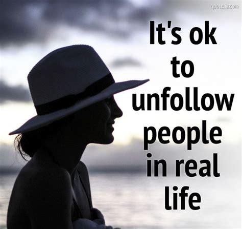 Is it okay to unfollow someone who rejected you?