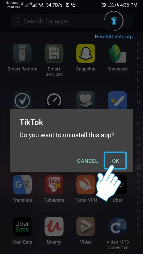 Is it okay to uninstall TikTok?