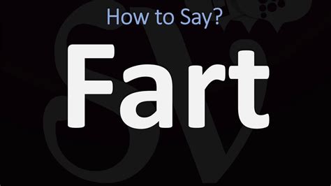 Is it polite to say fart?