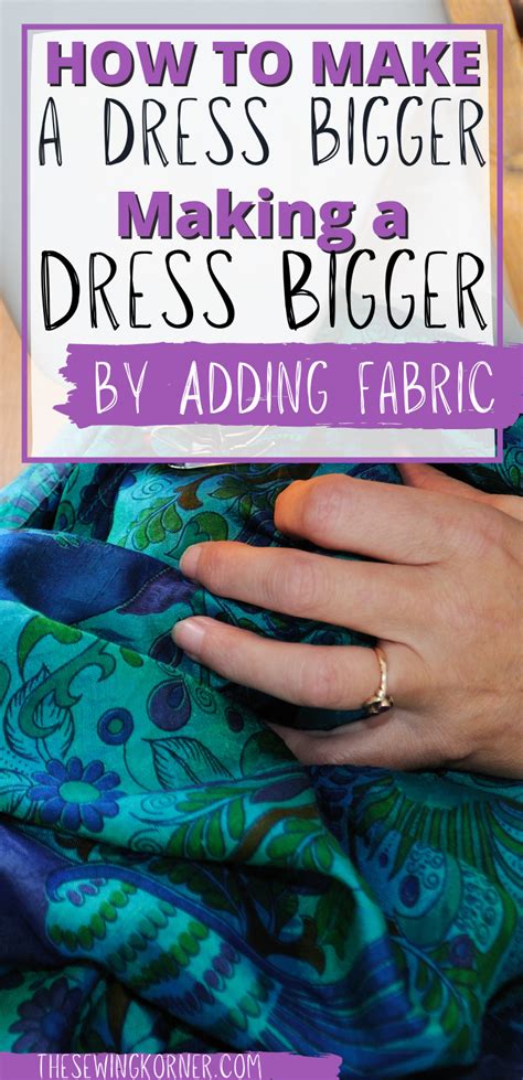 Is it possible for a seamstress to make a dress bigger?