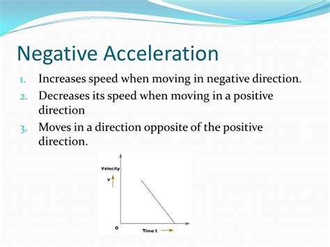 Is it possible for velocity to be negative?