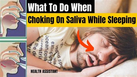 Is it possible to choke on saliva while sleeping?