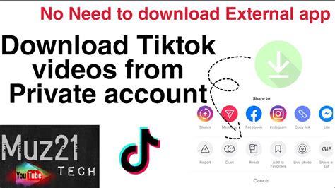 Is it possible to download private TikTok videos?