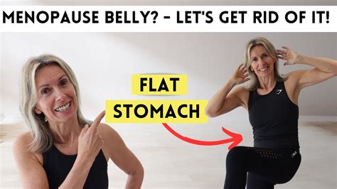 Is it possible to get a flat stomach after menopause?