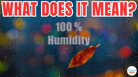 Is it possible to have 100% humidity?