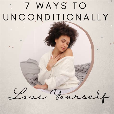 Is it possible to love yourself unconditionally?