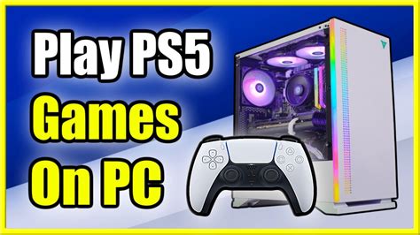 Is it possible to play PS5 games on PC?