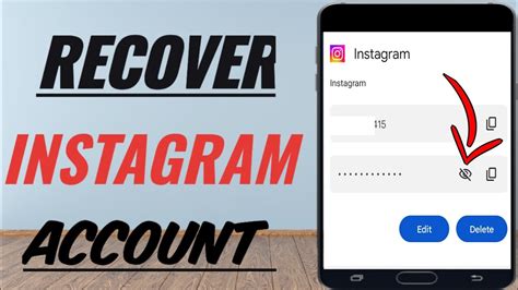 Is it possible to recover Instagram account without email or password?