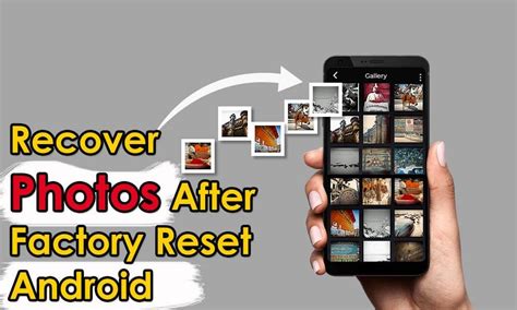 Is it possible to recover photos after factory reset?