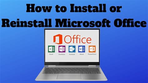 Is it possible to reinstall Microsoft Office?