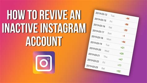 Is it possible to revive an inactive Instagram account?