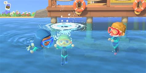 Is it possible to swim in Animal Crossing?