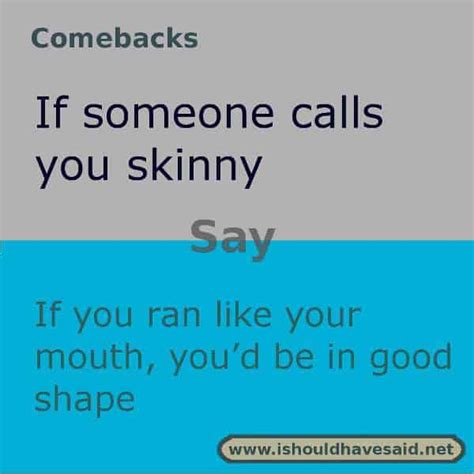 Is it rude to call someone skinny?