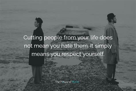 Is it rude to cut people out of your life?