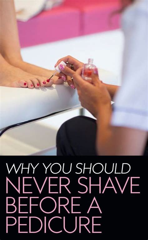 Is it rude to not shave your legs before a pedicure?