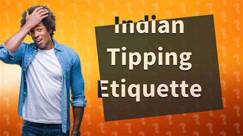 Is it rude to not tip in India?