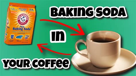 Is it safe to add baking soda to coffee?