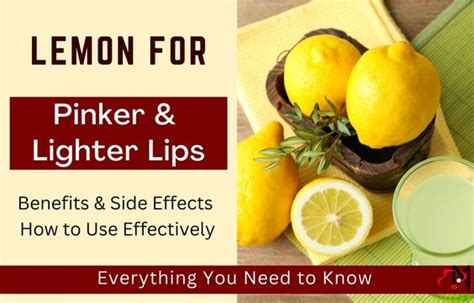 Is it safe to apply lemon on lips?
