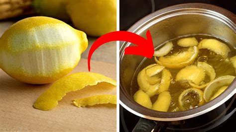 Is it safe to boil lemon peels?