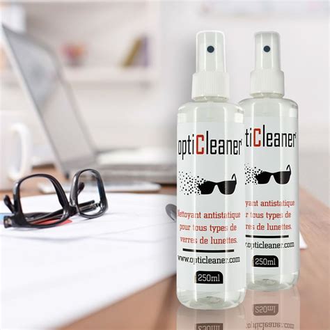 Is it safe to clean glasses with glass cleaner?