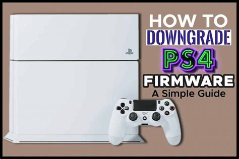 Is it safe to downgrade PS4?