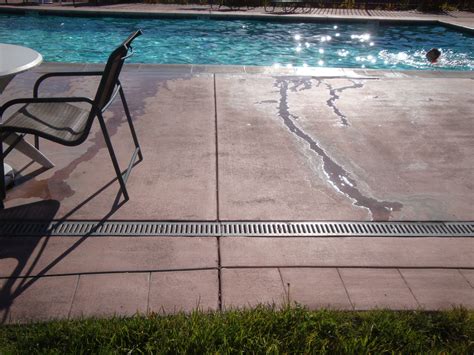 Is it safe to drain a concrete pool?