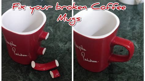 Is it safe to drink from a glued mug?