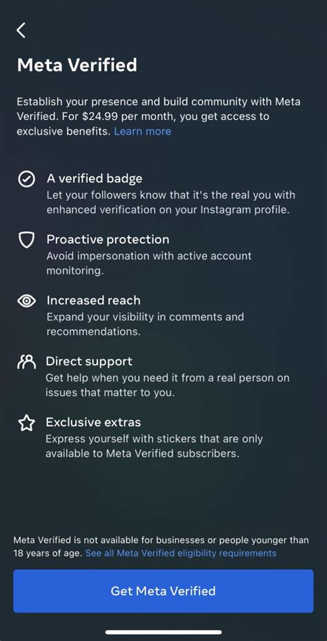 Is it safe to get meta verified?