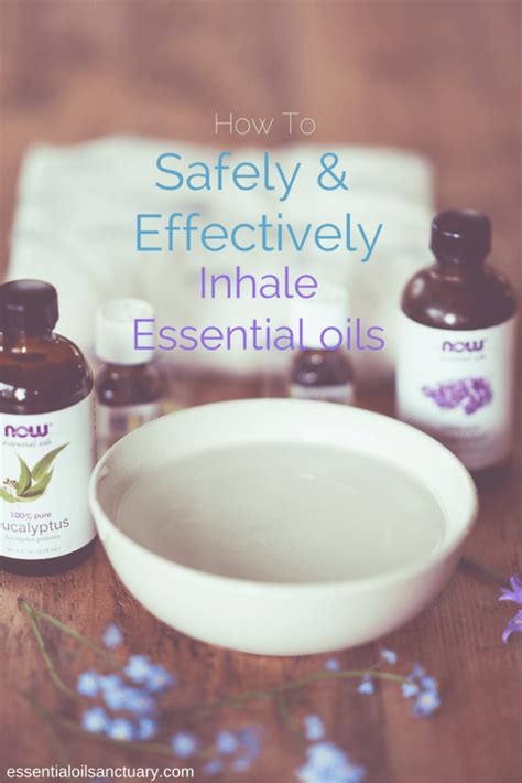 Is it safe to inhale essential oils in steam?