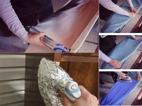 Is it safe to iron foil?