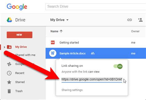 Is it safe to link to Google Drive?